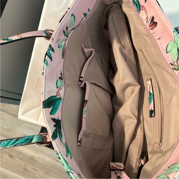 Nine West Floral tropical Pink Tote Bag - Picture 8 of 8